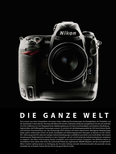 D3X: Im Einsatz - Nikon Deutschland