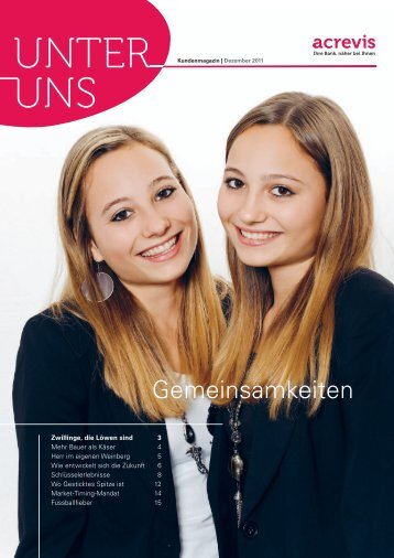 Ausgabe Dezember 2011 - acrevis