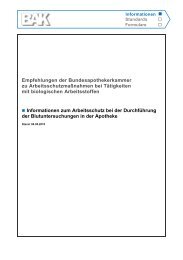 Informationen zum Arbeitsschutz - Bundesvereinigung Deutscher ...