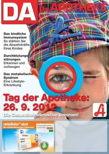 Tag der Apotheke: 26. 9. 2012 - Österreichische Apothekerkammer