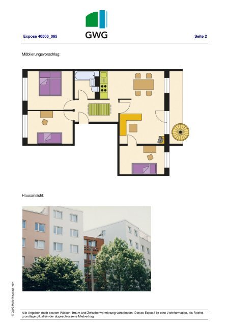 4-Raum-Wohnung mit großem Balkon & offener - GWG Halle-Neustadt