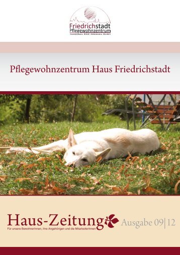 Haus-Zeitung•Ausgabe 09| 12 - Anderson Holding Aktiengesellschaft