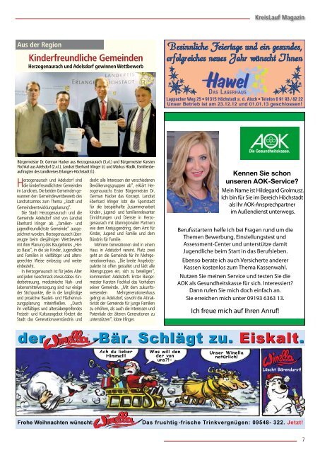 KreisLauf-Magazin Ausgabe Januar 2013