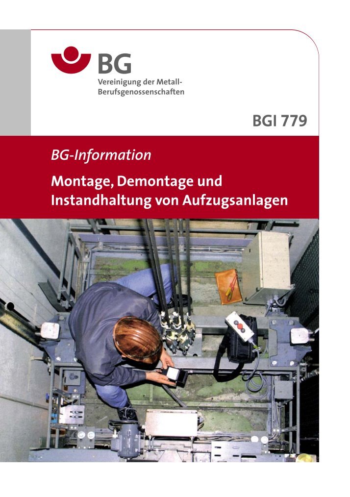 Aufzugsanlage Magazine