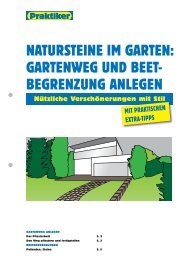 natursteine im garten: gartenweg und beet- begrenzung ... - Praktiker