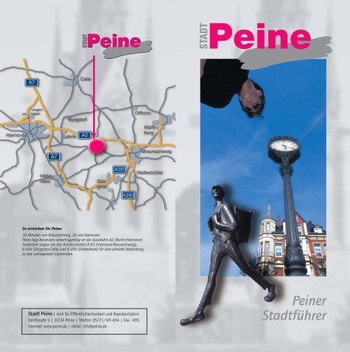 Peiner Stadtführer - Peine Marketing GmbH