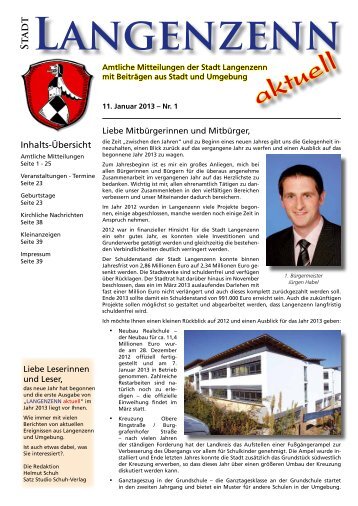 Ausgabe Nr. 01 vom 11.01.2013 Seite 1 - Langenzenn