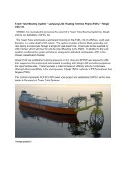 Tower Yoke Mooring System – Lampung LNG Floating ... - modec