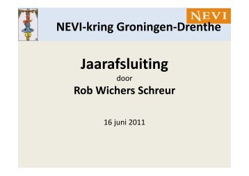 Jaarafsluiting, Rob Wichers Schreur - Nevi