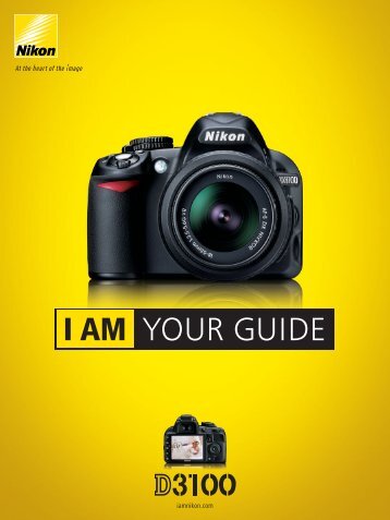 Nikon D3100 Prospekt herunterladen - GMC Trading AG