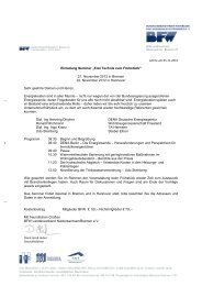 Anmeldung - BFW Landesverband Niedersachsen/Bremen eV