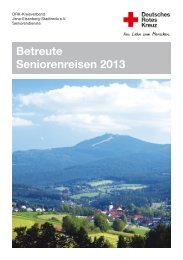 Betreute Seniorenreisen 2013 - DRK-Kreisverband Jena-Eisenberg ...