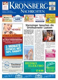 Ausgabe lesen - Kronsberg Nachrichten