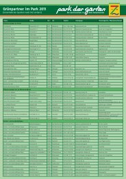 grünpartner gelände2011.indd - Park der Gärten
