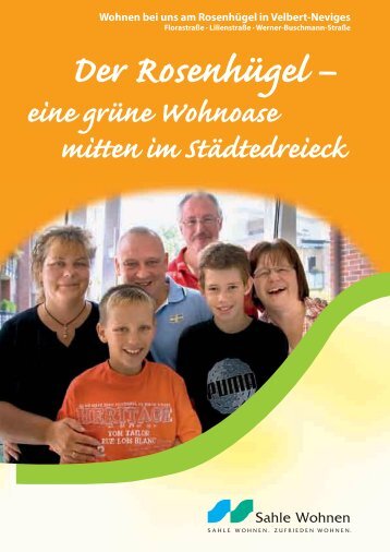 Wohnen bei uns am Rosenhügel in Velbert-Neviges - Sahle Wohnen