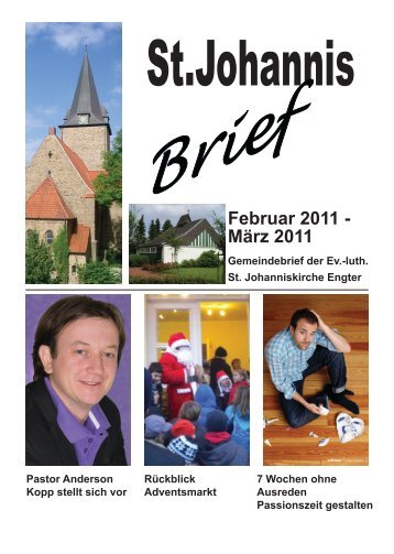 Februar 2011 - März 2011 - Kirchengemeinde St. Johannis Engter