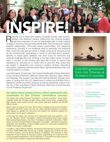 Inspire! - Girl Scouts of Northern California