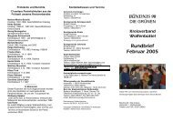 Rundbrief Februar 2005 - Bündnis 90 / DIE GRÜNEN Kreisverband ...