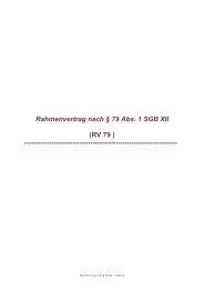 Rahmenvertrag nach § 79 Abs. 1 SGB XII (RV 79 ...