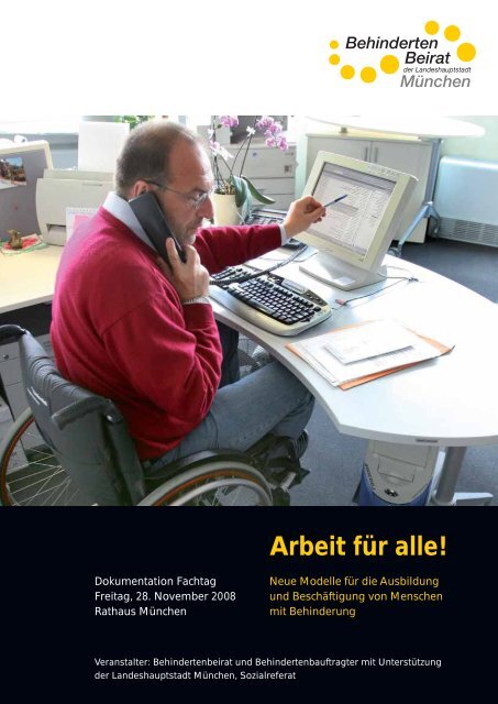 Arbeit für alle! - Behindertenbeirat München