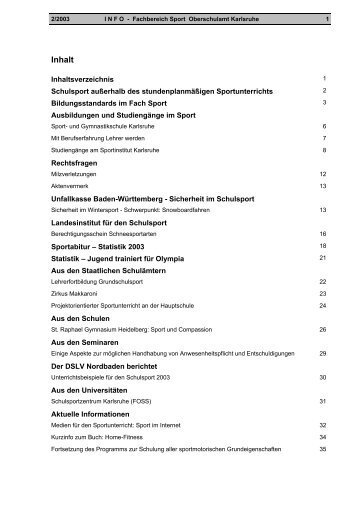 Sport-Info Heft 22 2-2003.pdf - Neuer Lehrer-Rechner an der UNI ...