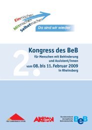 2.Kongress des BeB - HausRheinsberg