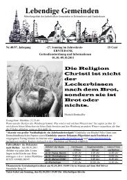 Lebendige Gemeinden Nr 40 aus 2011 - Marienportal in / um ...