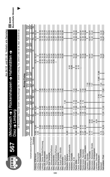 Linienfahrplan - RTV