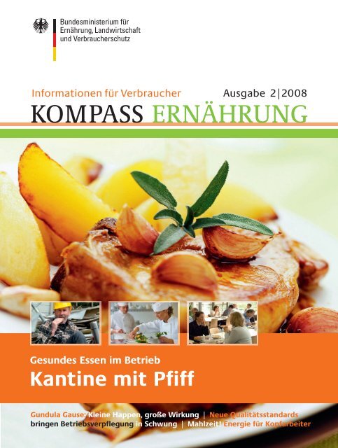 KOMPASS 2/2008: Kantine mit Pfiff - Gesundes Essen im ... - BMELV
