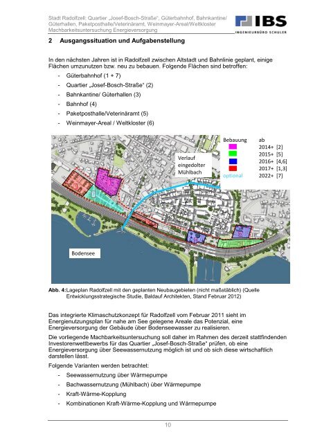 Stadt Radolfzell Quartier „Josef-Bosch-Straße“, Güterbahnhof ...