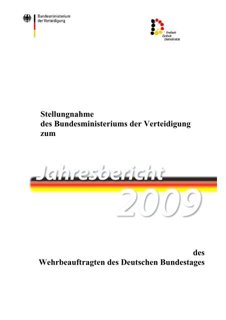 Stellungnahme Des Bundesministeriums Der Bundeswehr