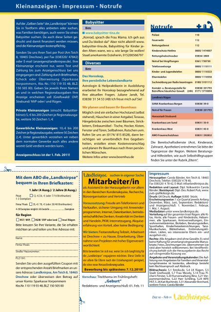 Titelthema: Typisch Junge, typisch Mädchen - Landknirpse