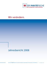 Jahresbericht - Der Paritätische Mecklenburg-Vorpommern