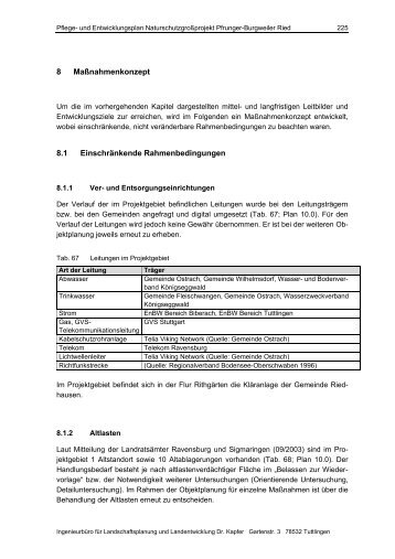 PDF, 430 kb - Naturschutzgroßprojekt Pfrunger-Burgweiler Ried