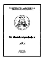 40.Kreiskönigsschießen 2012 - Schützenkreis Ludwigsburg