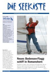 Neues Bodensee-Flagg- schiff in Romanshorn - SailCom