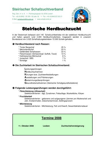 Steirischer Schafzuchtverband - ALPINETGHEEP