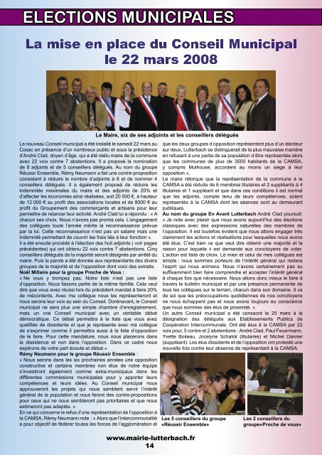 Bulletin municipal n°28 - Lutterbach