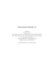 Theoretische Physik I-V