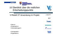 16 Überblick über die restlichen Entscheidungspunkte - ftp.uni-kl.de.