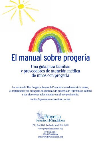 El manual sobre progeria