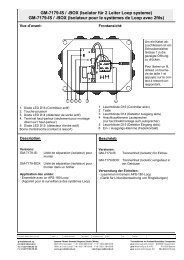 GM-7179-IS / -BOX (Isolator für 2 Leiter Loop ... - g+m elektronik ag