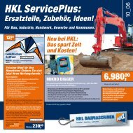 Neu bei HKL - HKL Baushop