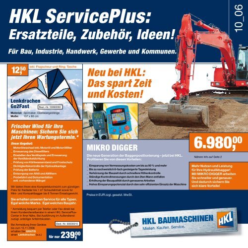 Neu bei HKL - HKL Baushop