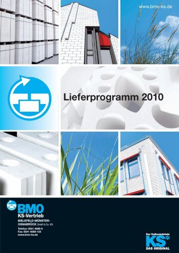 Lieferprogramm 2010 - BMO KS-Vertrieb GmbH & CO. KG