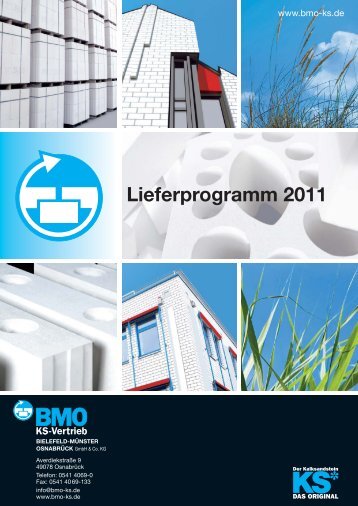 Lieferprogramm 2011 - BMO KS-Vertrieb GmbH & CO. KG
