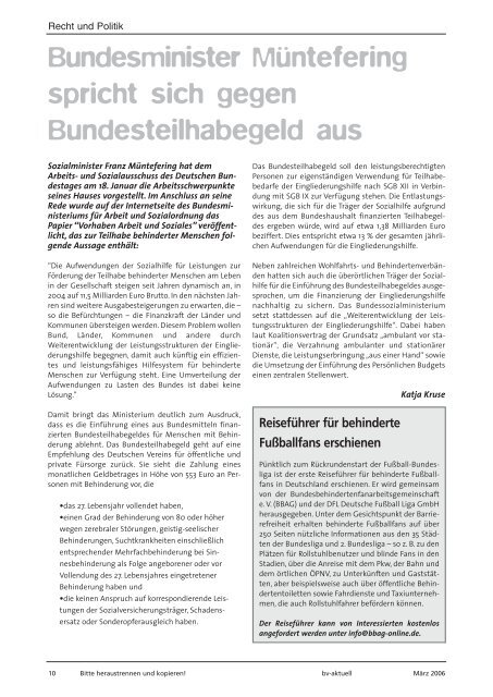 März 2006 - Bundesverband für körper