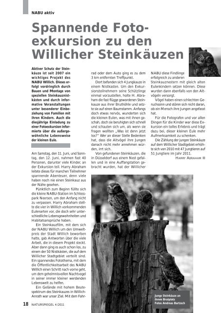 NATURSPIEGEL Heft 4 2011 - NABU Krefeld/Viersen