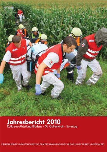 Jahresbericht 2010 - Rotes Kreuz Bludenz