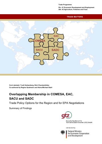 Overlapping Membership in COMESA, EAC, SACU ... - ACP-EU Trade